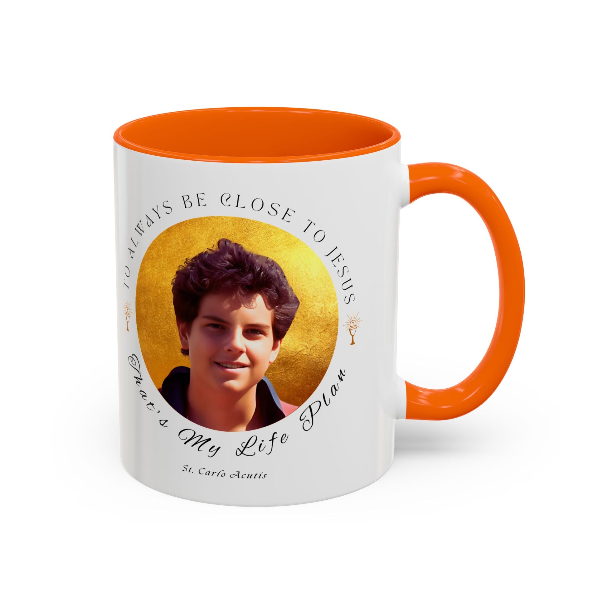 St. Carlo Acutis Commemorative Canonisation Tribute Accent Coffee Mug