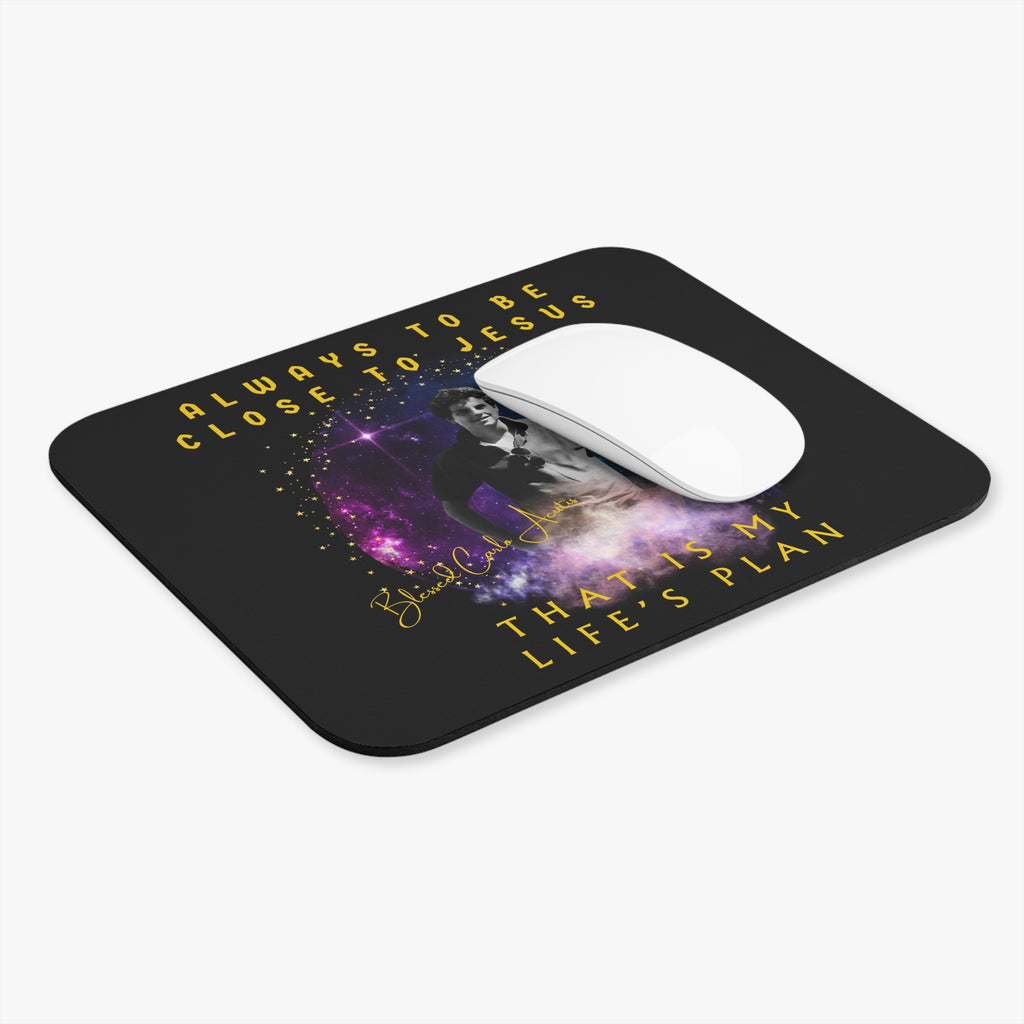 Blessed Carlo Acutis 'Close To Jesus' Mouse Pad