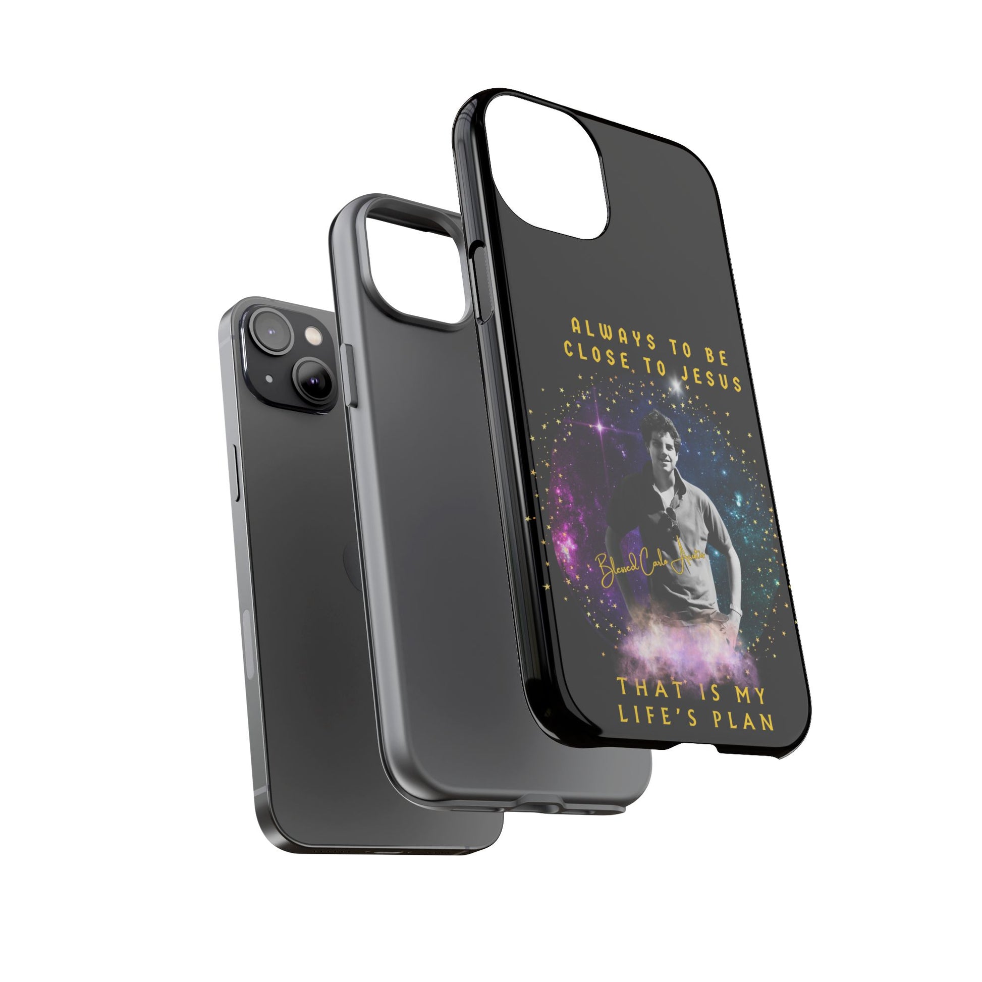 Blessed Carlo Acutis Tough Phone Cases Black
