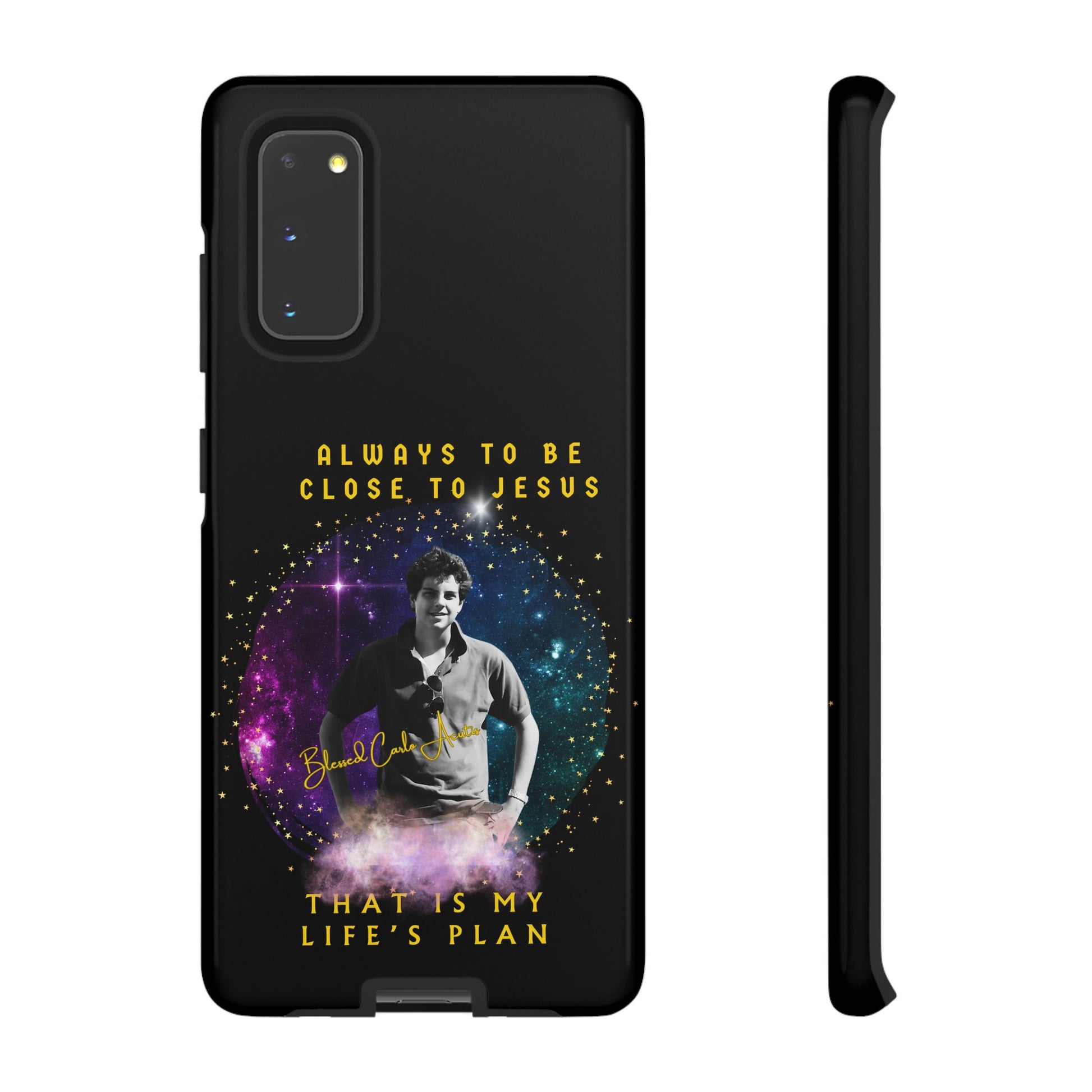 Blessed Carlo Acutis Tough Phone Cases Black