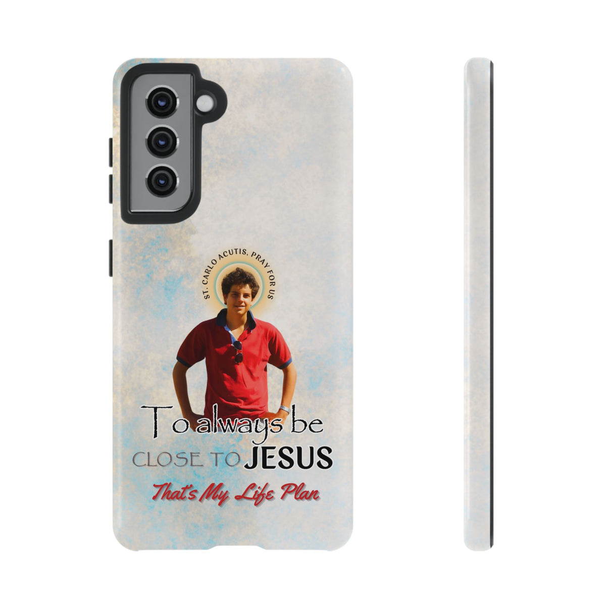 St. Carlo Acutis Jesus Phone Case for iPhone/Samsung/Goggle Pixel
