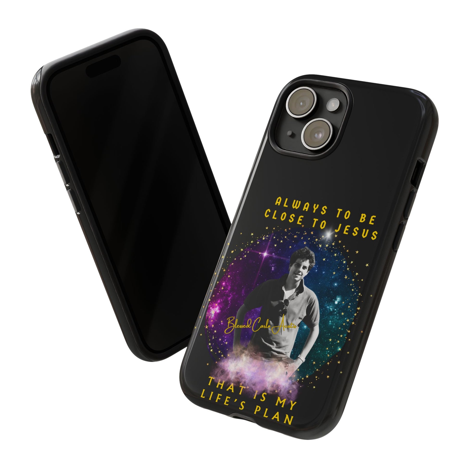 Blessed Carlo Acutis Tough Phone Cases Black