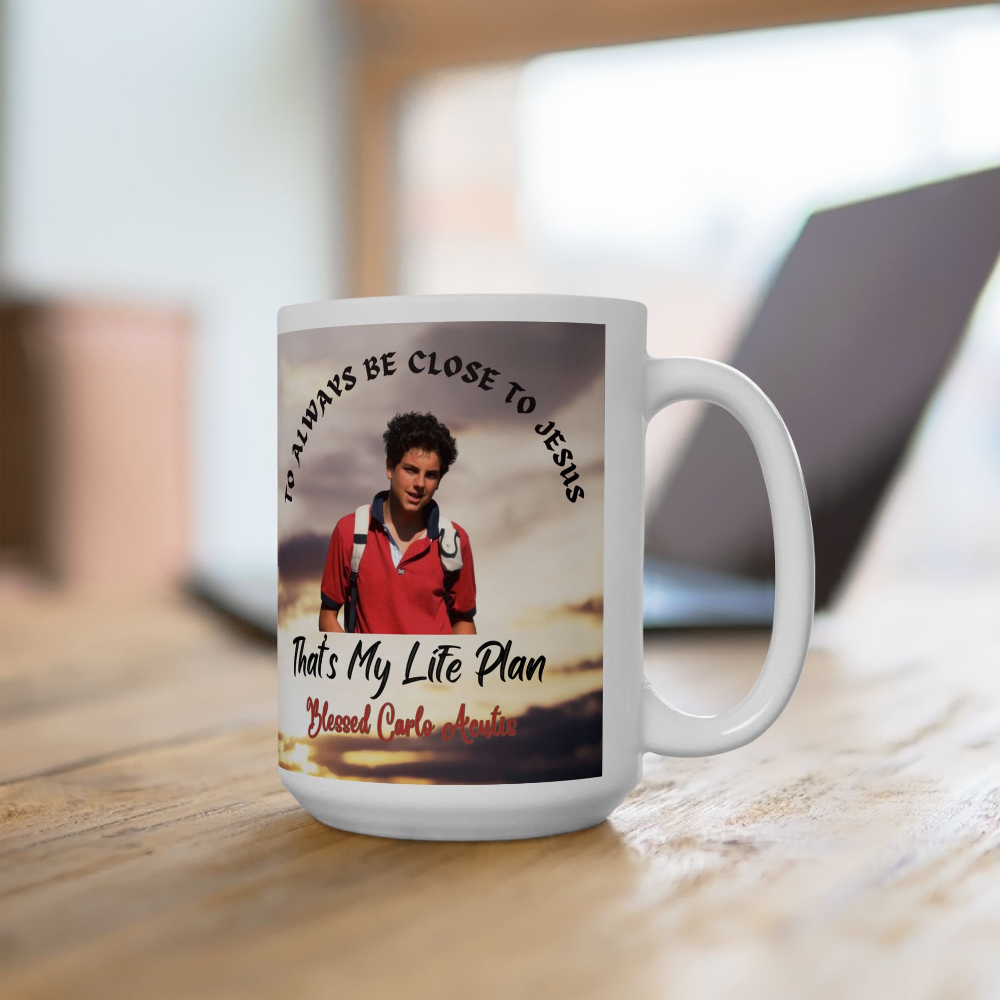 St. Carlo Acutis Close To Jesus Catholic Mug (11oz, 15oz)