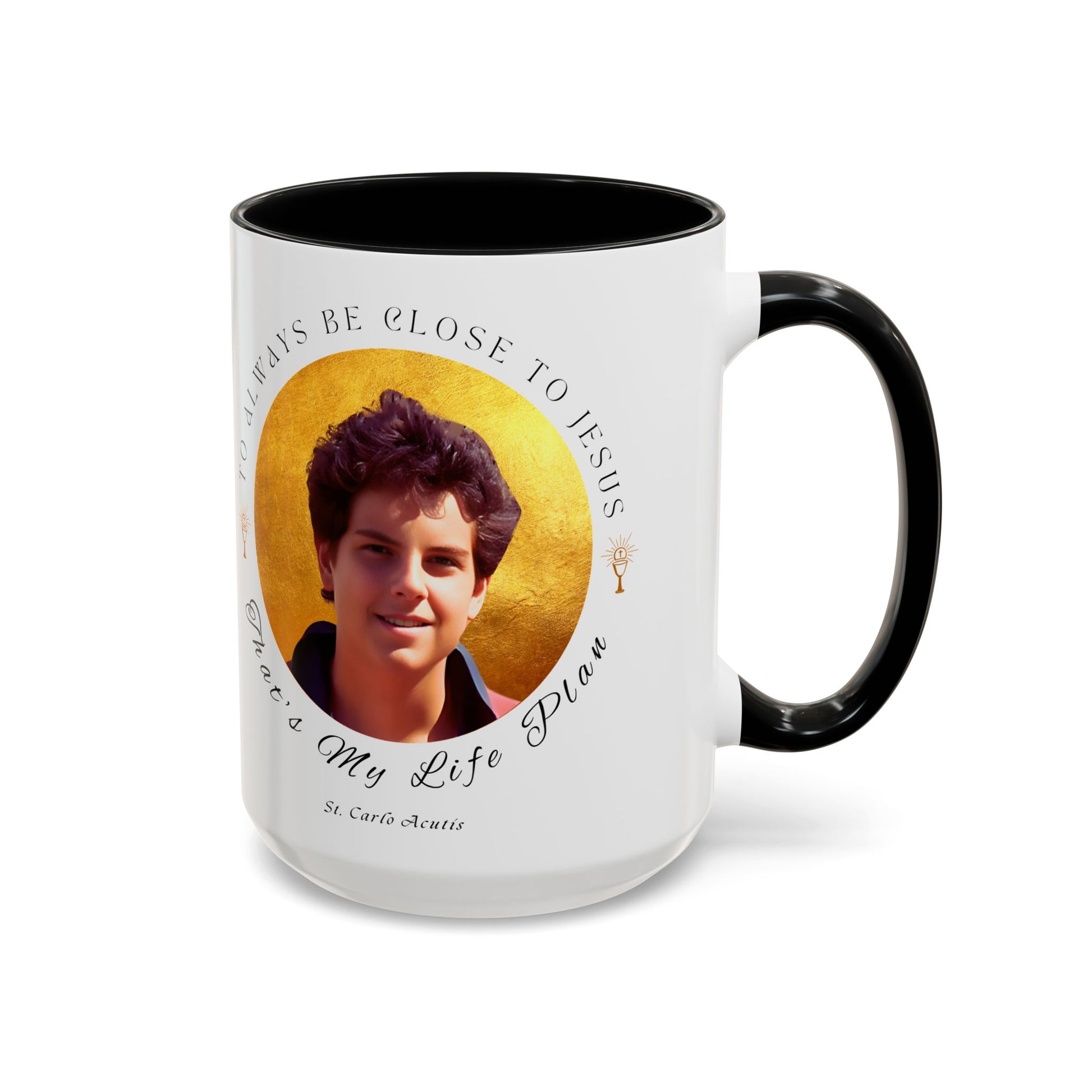 St. Carlo Acutis Commemorative Canonisation Tribute Accent Coffee Mug
