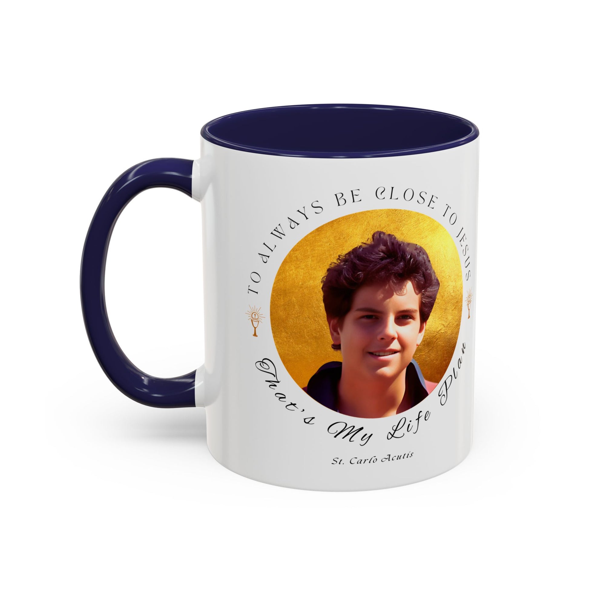 St. Carlo Acutis Commemorative Canonisation Tribute Accent Coffee Mug