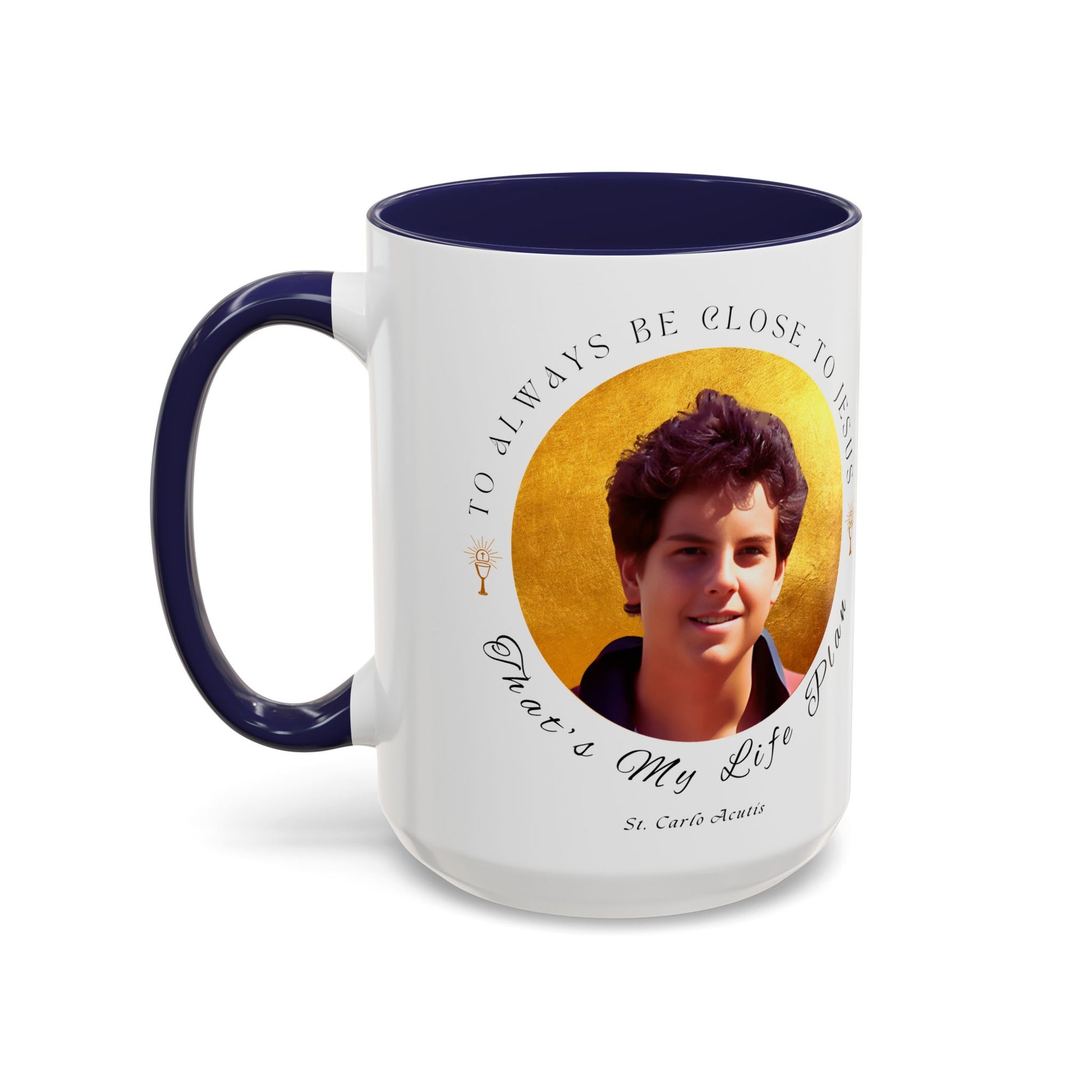 St. Carlo Acutis Commemorative Canonisation Tribute Accent Coffee Mug