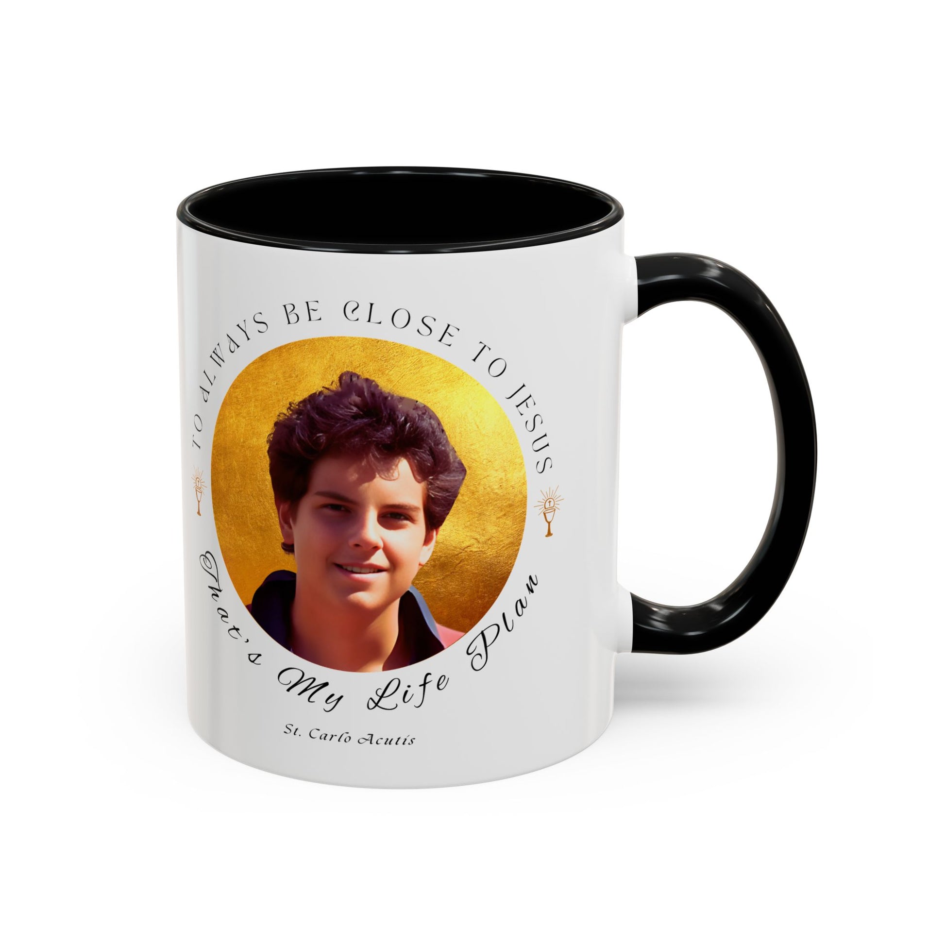 St. Carlo Acutis Commemorative Canonisation Tribute Accent Coffee Mug